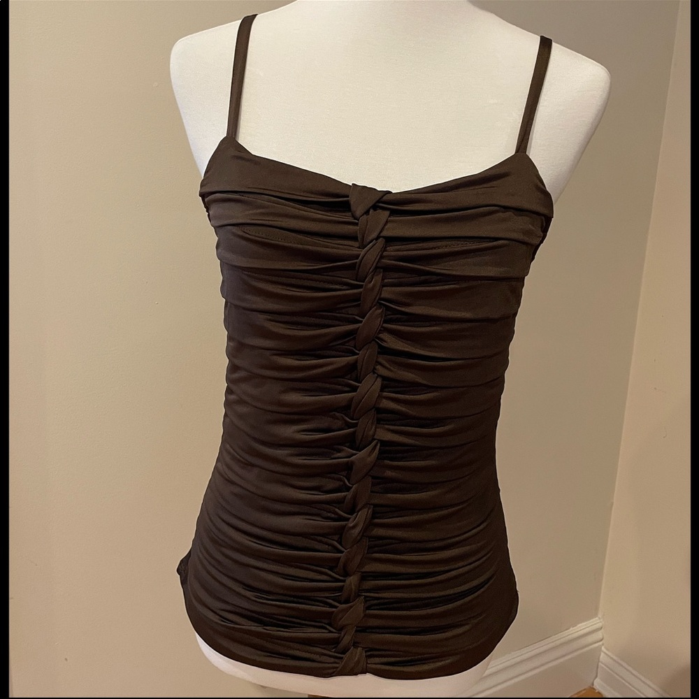 Front Braided Ruffle Top
